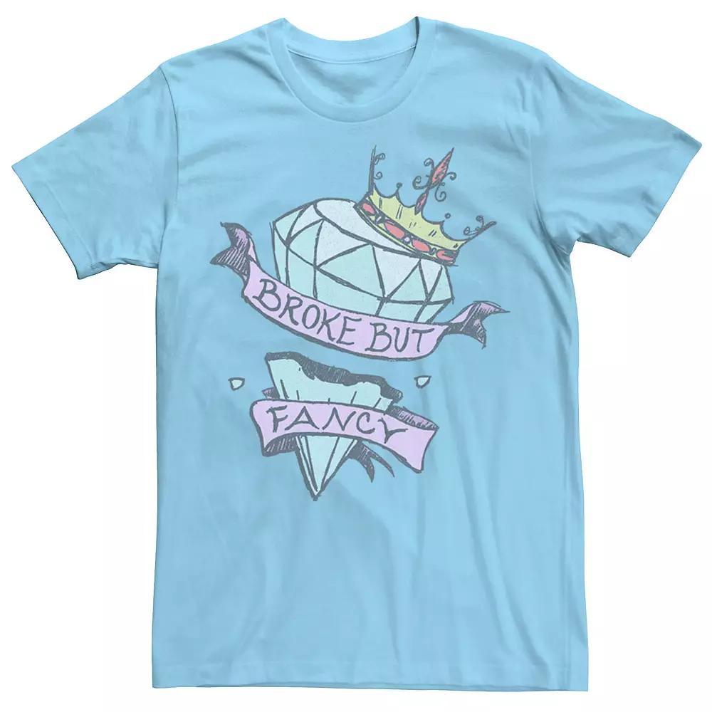 Men's Broke But Fancy Diamond Tee, Size: Large, Light Blue Product Image