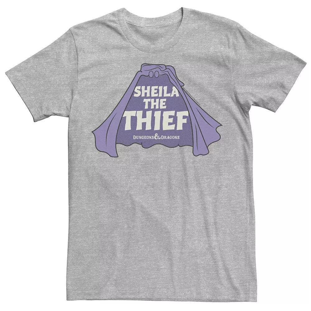 Men's Dungeons & Dragons Sheila The Thief Cape Tee, Size: XXL, Athletic Grey Product Image