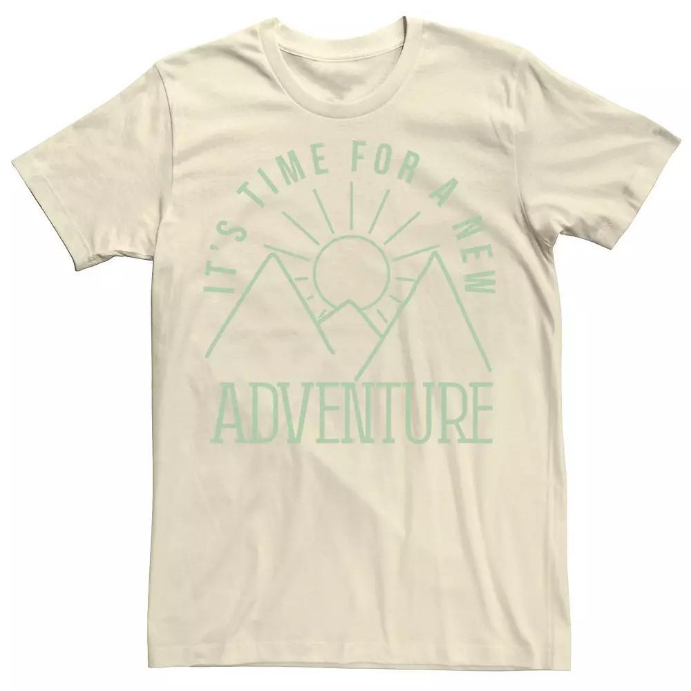 Men's It's Time For A New Adventure Line Art Tee,  Product Image