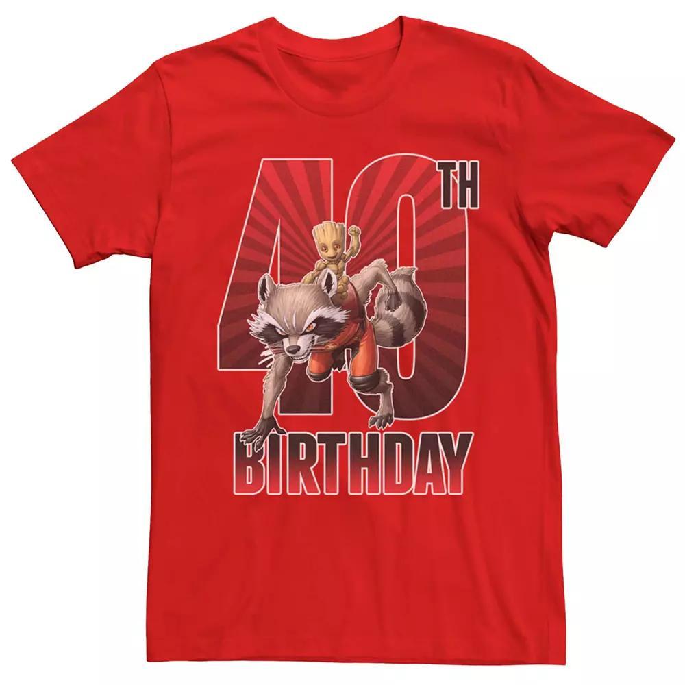 Men's Guardians of the Galaxy 40th Birthday Tee,  Product Image