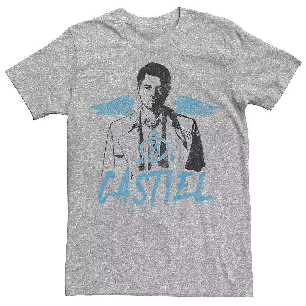 Men's Supernatural Castiel Sketch Portrait Tee,  Product Image