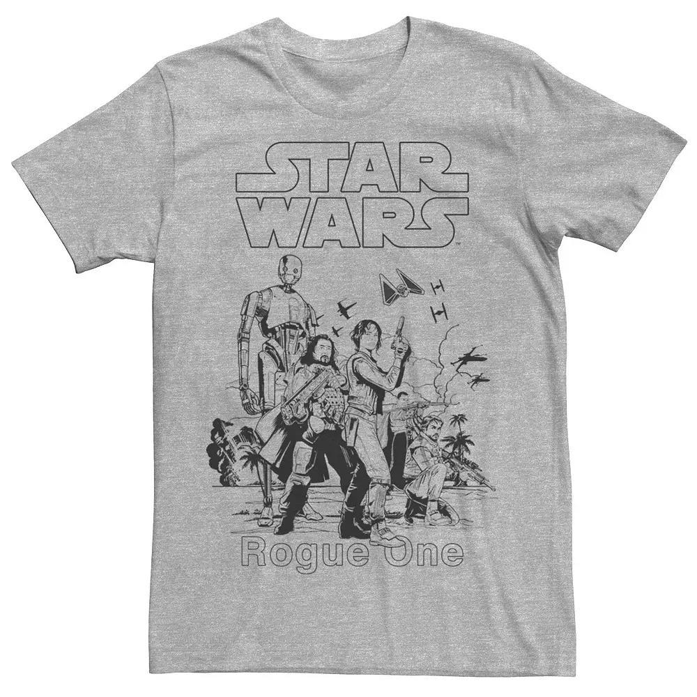 Men's Rogue One: A Star Wars Story Group Shot Portrait Tee,  Product Image