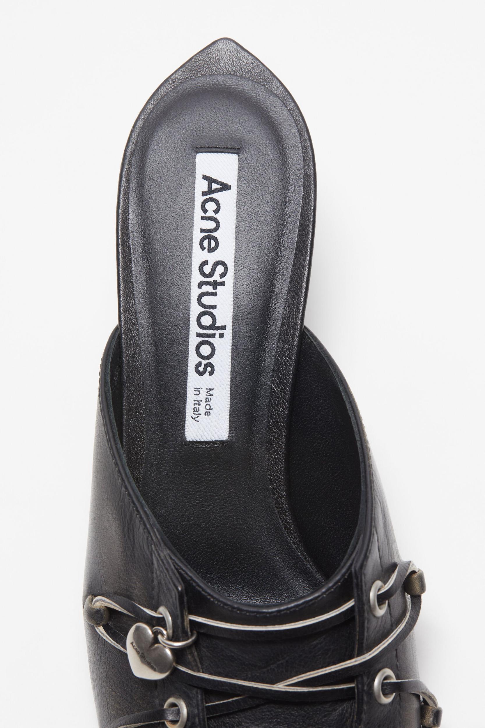 Lace-up heel mule Product Image