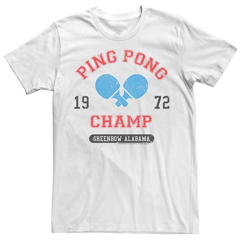 Men's Forrest Gump Ping Pong Champ Tee, Size: XXL, White Product Image