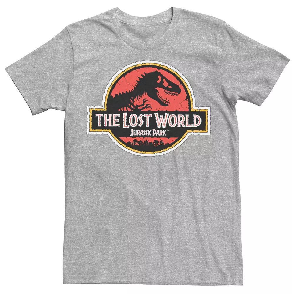 Men's Jurassic Park The Lost World Movie Logo Tee, Size: XXL, Silver Product Image