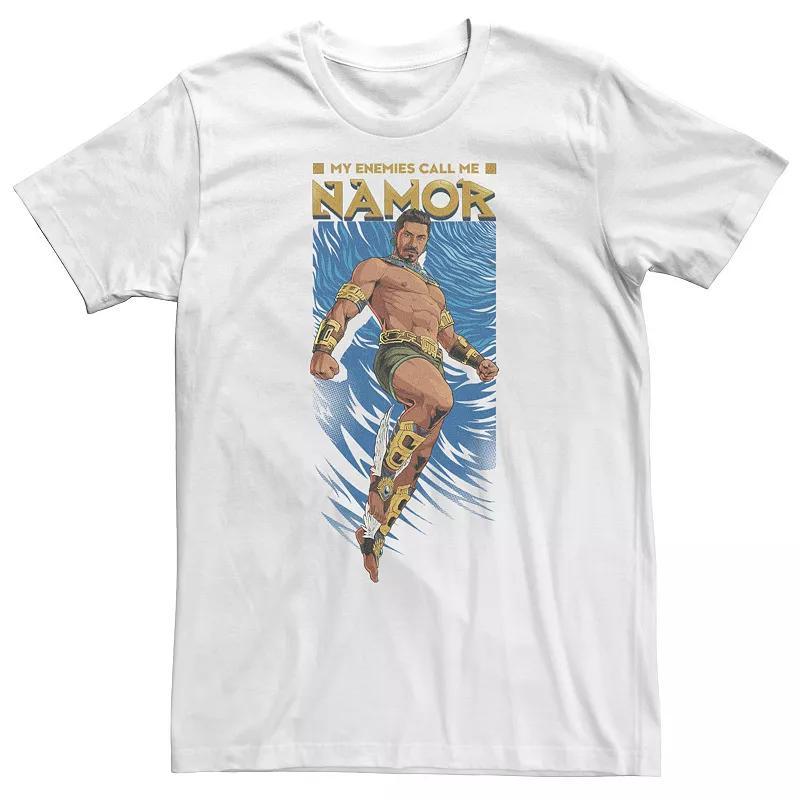 Men's Marvel Wakanda Forever My Enemies Call Me Namor Animated Portrait Tee,  Product Image