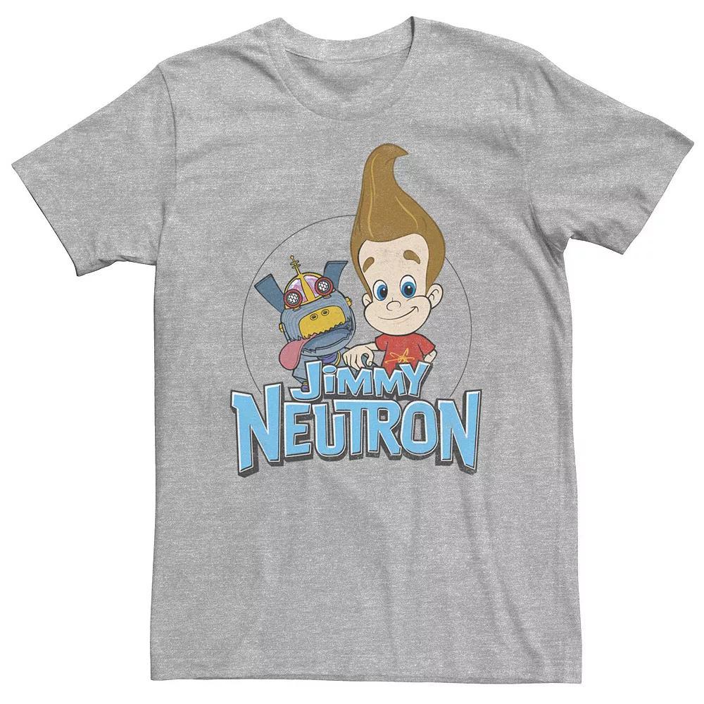 Big & Tall Nickelodeon Jimmy Neutron Goddard Title Vintage Poster Tee, Men's,  Product Image