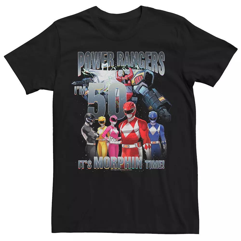 Men's Power Rangers 50th Birthday Morphin Time Tee,  Product Image