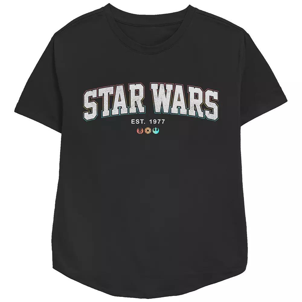 Women's Star Wars Est. 1977 Relaxed Fit Graphic Tee, Girl's,  Product Image