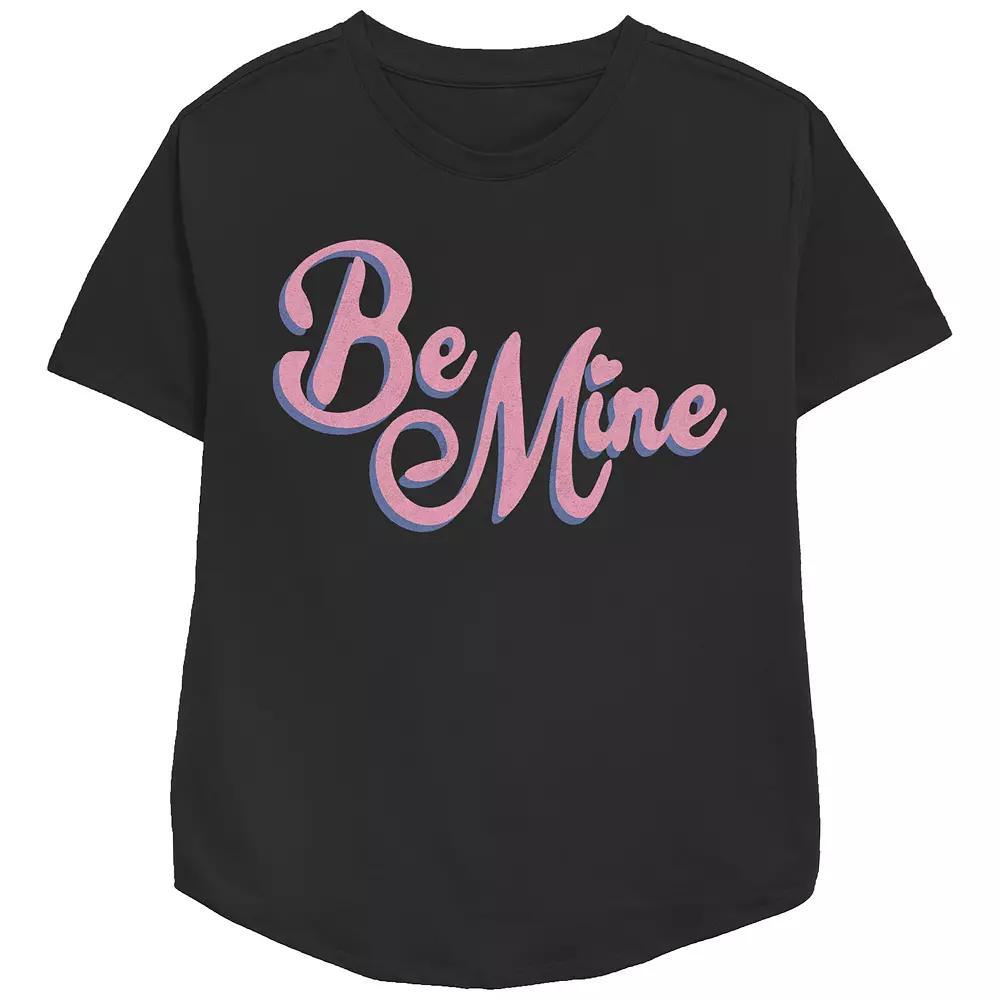 Women's Be Mine Relaxed Fit Graphic Tee, Girl's,  Product Image