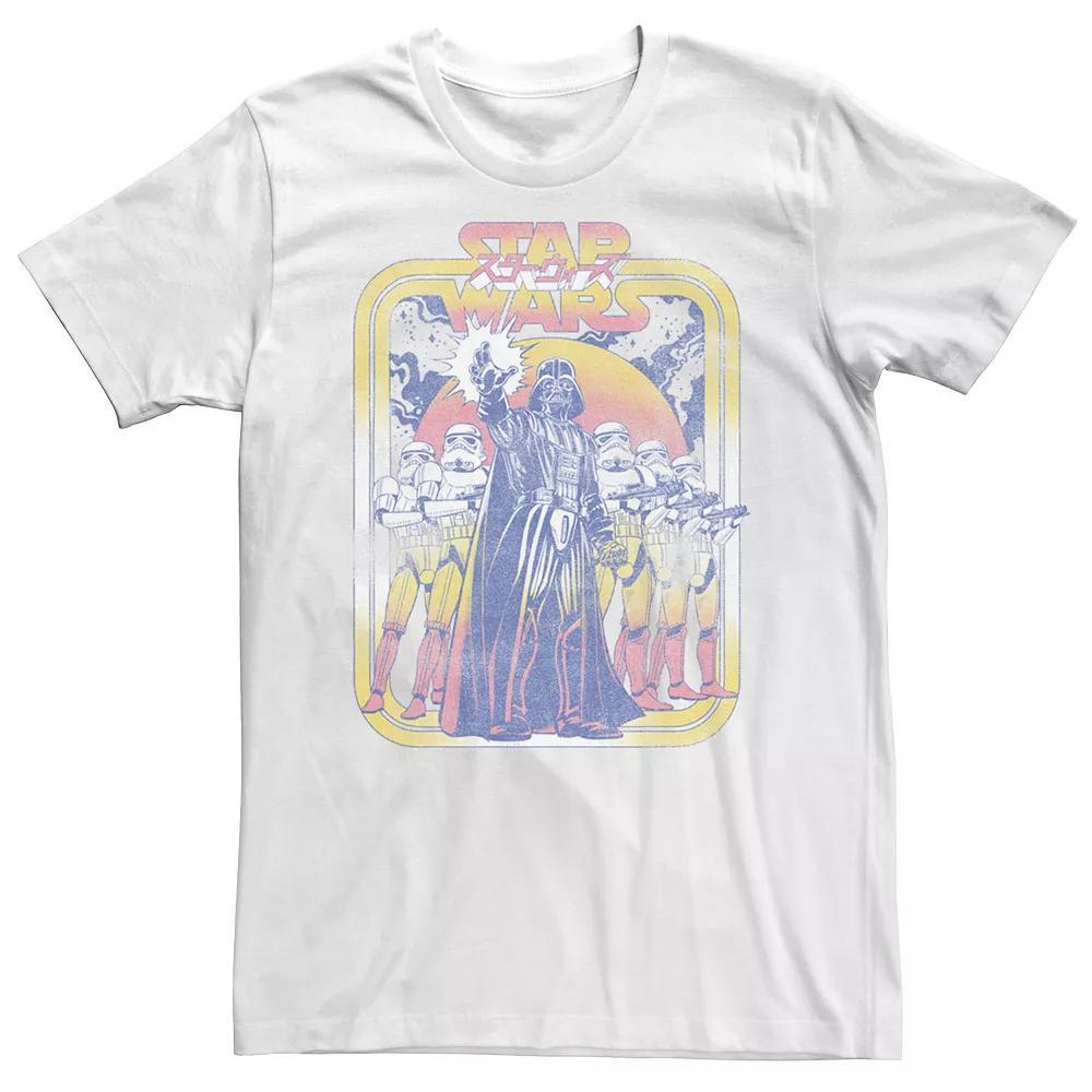 Men's Star Wars Darth Vadar Storm Troopers Vintage Pop Cover Tee,  Product Image