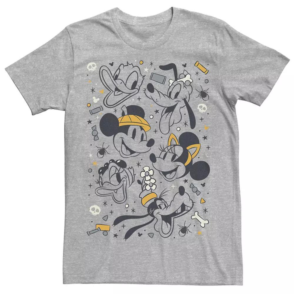 Disney's Mickey Classic Halloween Friends with Treats Men's Tee,  Product Image