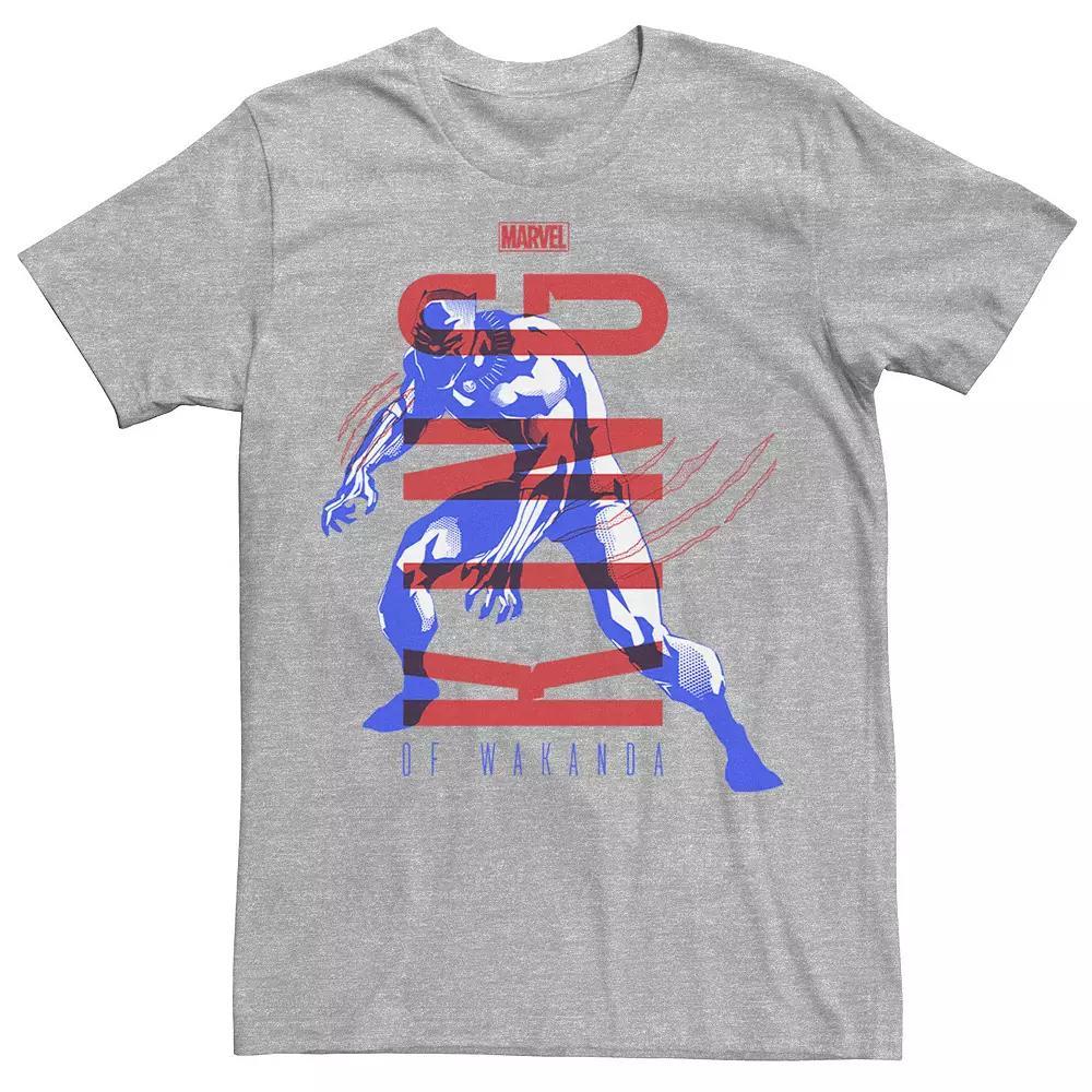 Men's Marvel Blank Panther King Of Wakanda Bold Poster Tee,  Product Image