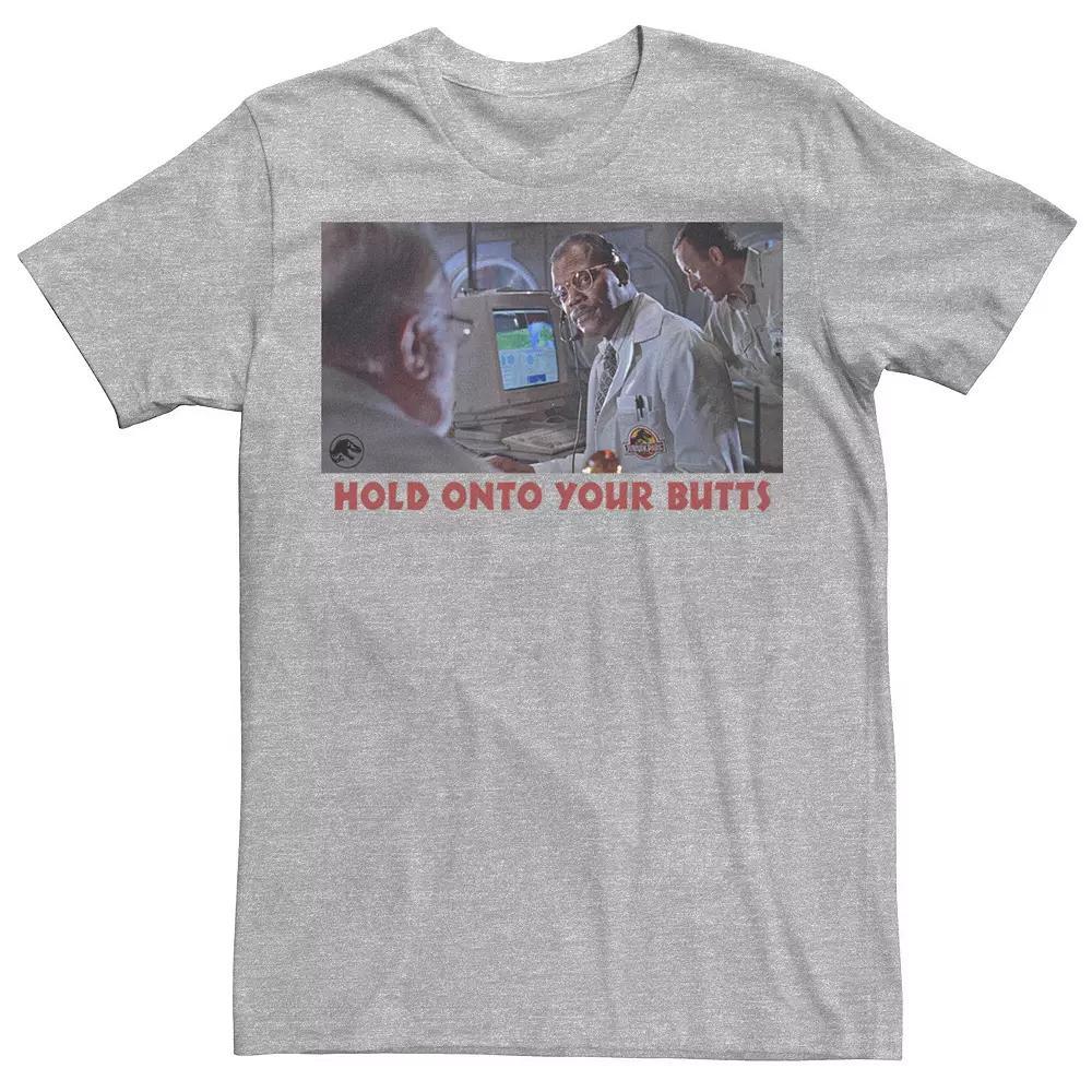 Men's Jurassic Park Hold Onto Your Butts Photo Tee,  Product Image