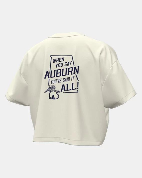 Women's UA Gameday Heavyweight Crop Boxy Collegiate T-Shirt Product Image