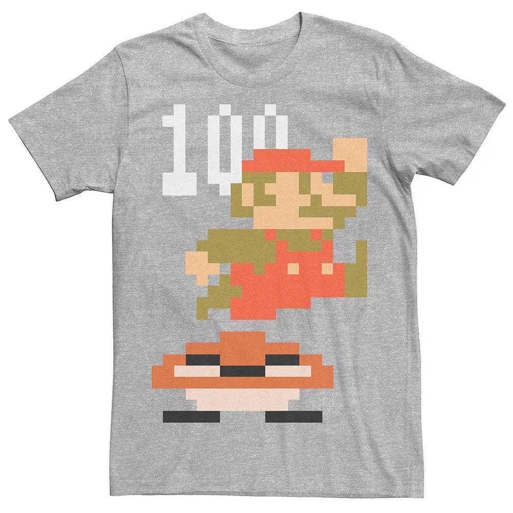 Men's Nintendo Super Mario 8-bit Goomba Jump 100 Points Tee,  Product Image