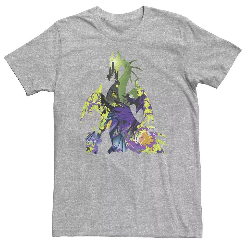 Big & Tall Disney Sleeping Beauty Maleficent Dragon Silhouette Tee, Men's,  Product Image