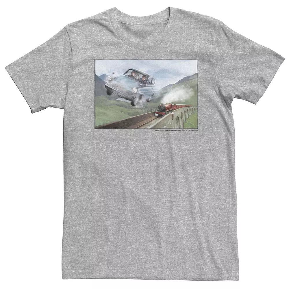 Big & Tall Harry Potter Racing The Hogwarts Express Portrait Tee, Men's,  Product Image