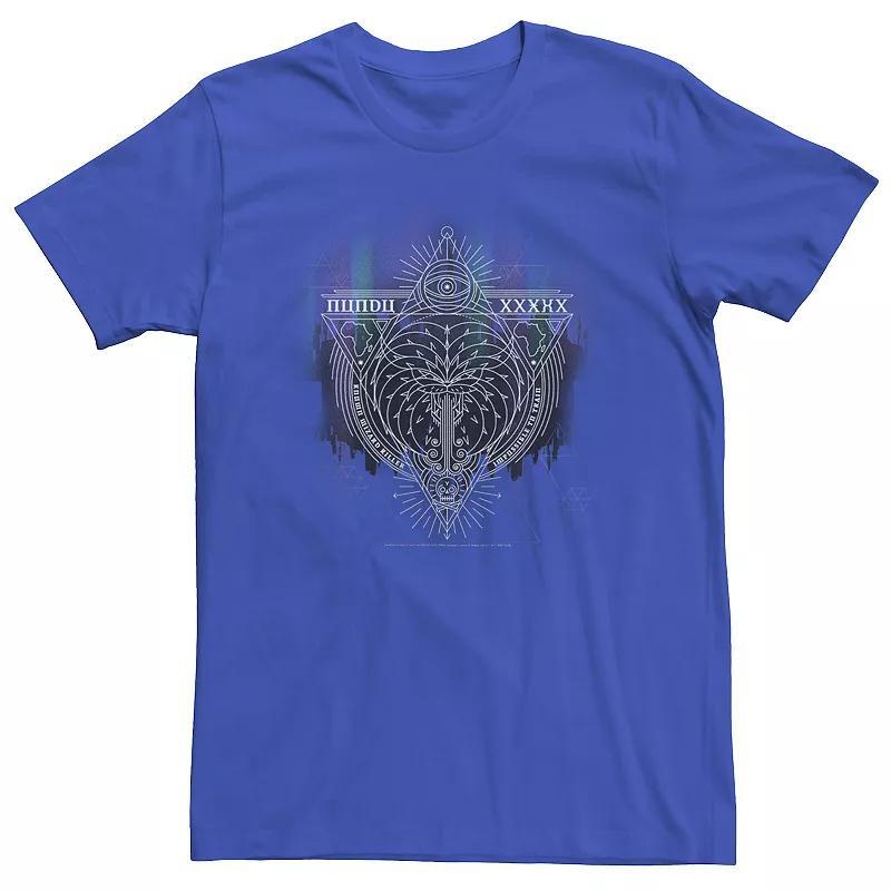 Men's Star Wars Bright Classic Neon Poster Art Graphic Tee, Size: XL, Navy Grey Product Image