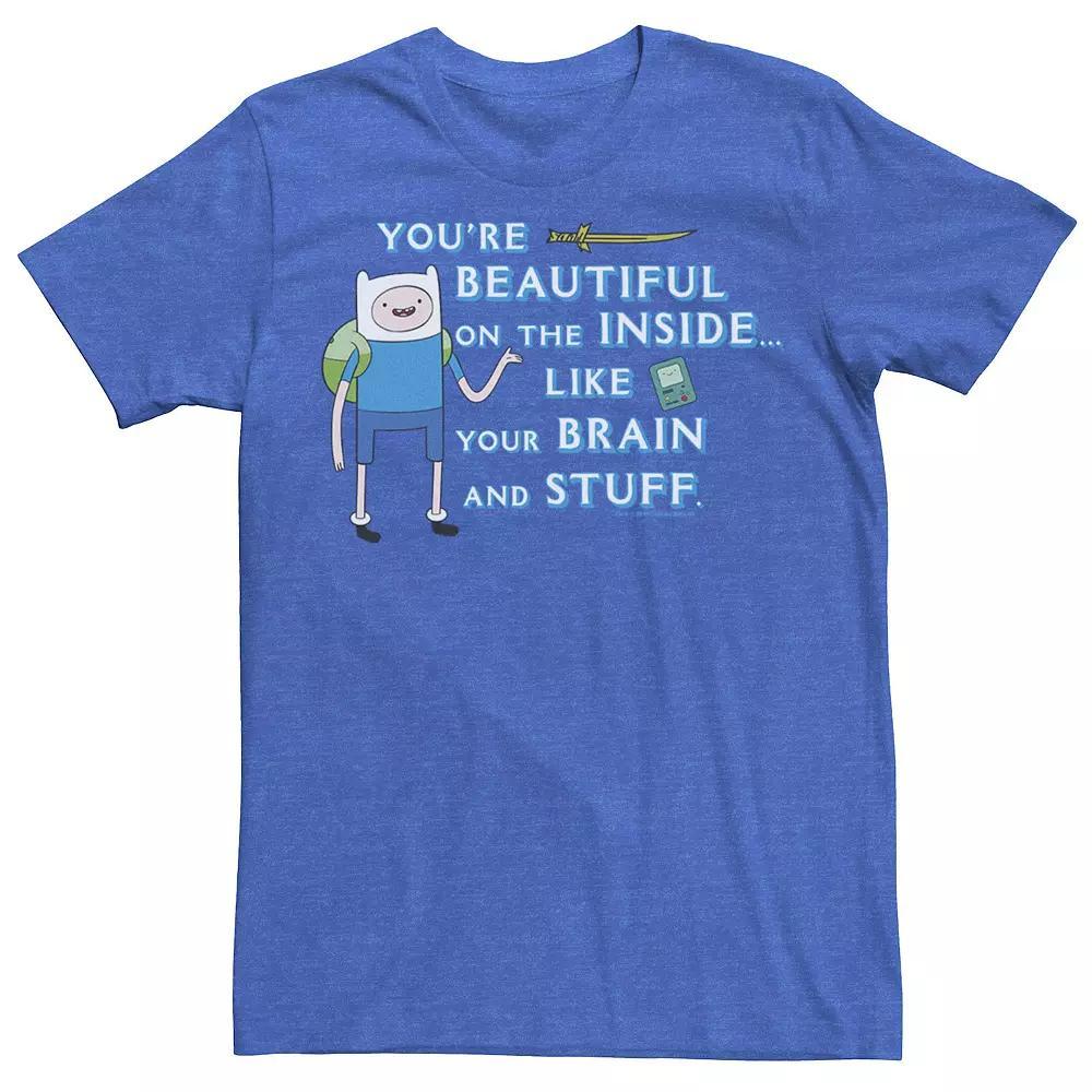 Men's Adventure Time Finn You're Beautiful Inside Portrait Tee,  Product Image