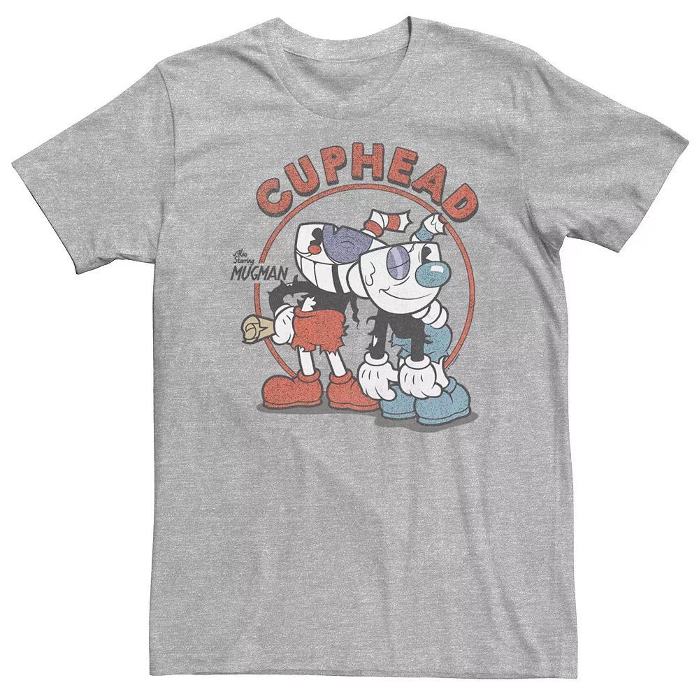 Big & Tall Cuphead Starring Mugman Rough & Ready Tee, Men's,  Product Image