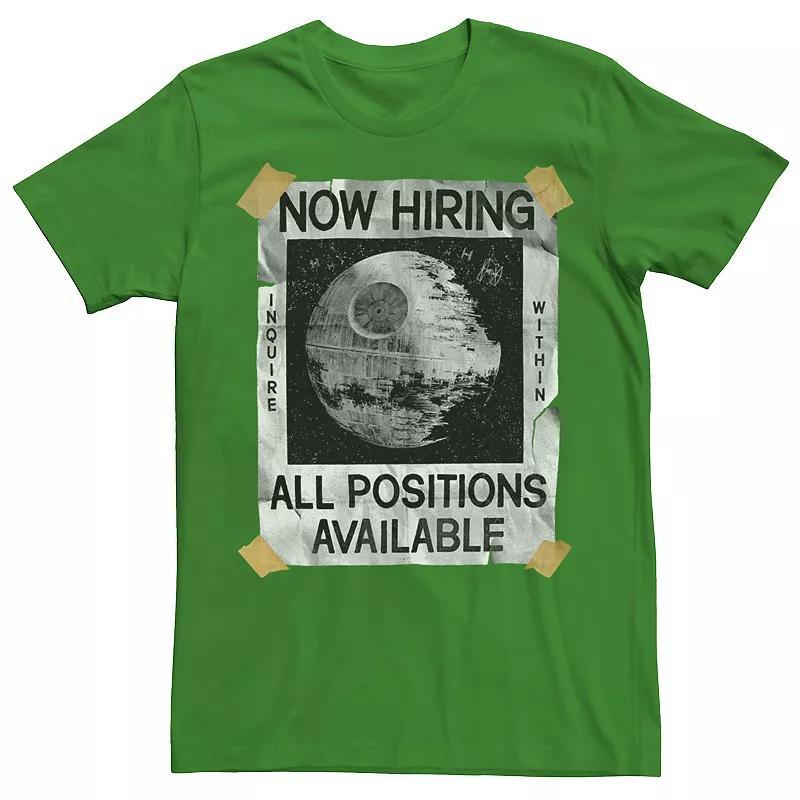 Men's Star Wars Now Hiring On The Death Star Tee, Size: XXL, Red Product Image