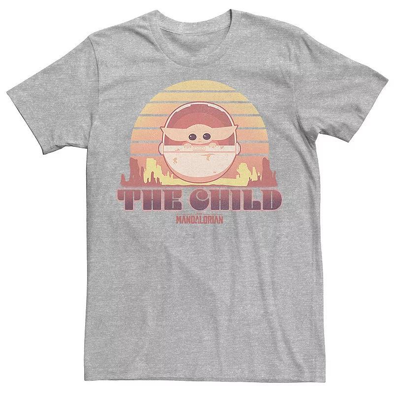 Men's Star Wars The Mandalorian The Child Retro Line Portrait Tee,  Product Image