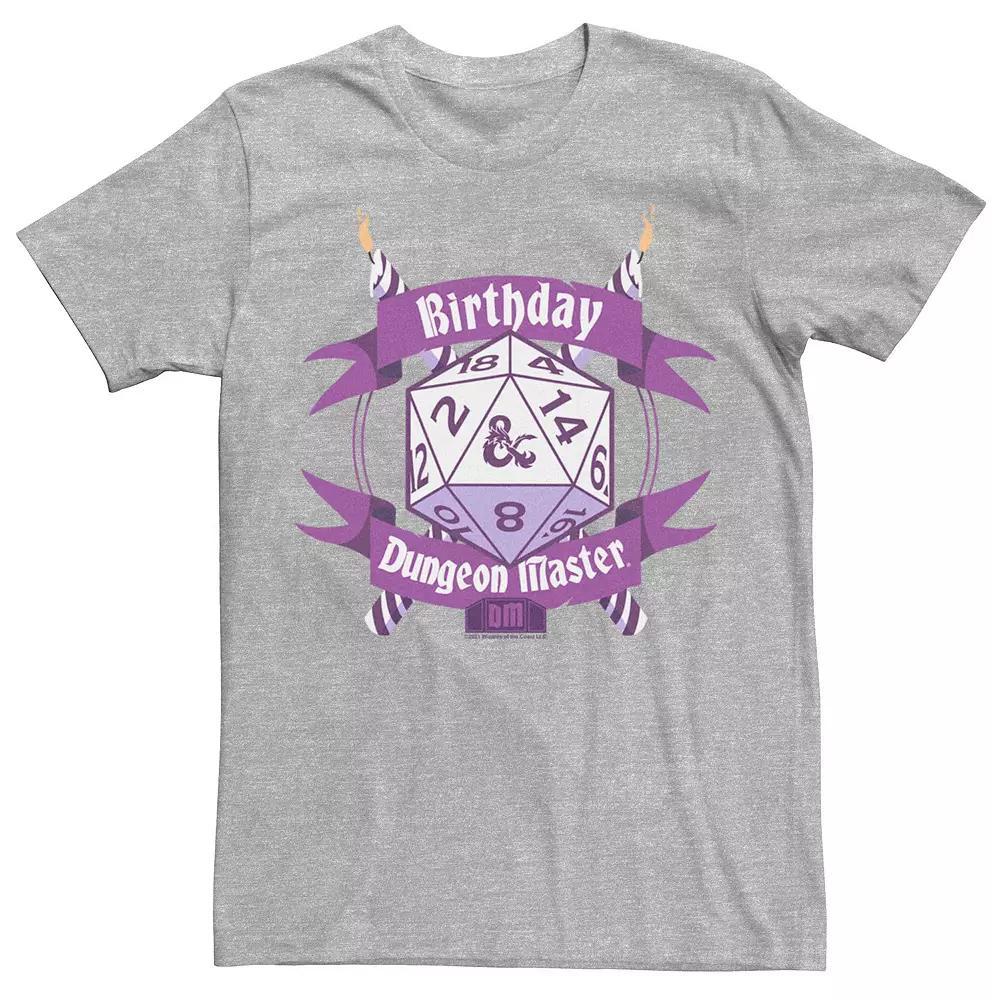 Men's Wizards Of The Coast Dungeons & Dragons Birthday Dungeon Master Tee, Size: XXL, Athletic Grey Product Image