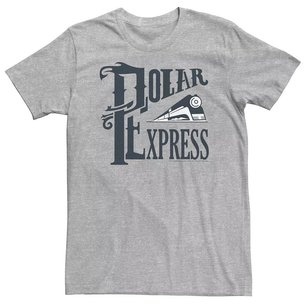 Big & Tall Polar Express Text Logo Tee, Men's,  Product Image