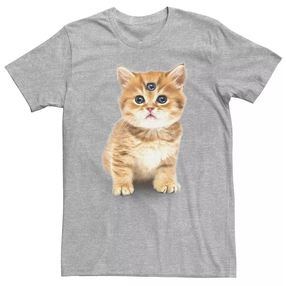 Men's Fifth Sun Catclops Tee, Size: 3XL, Athletic Grey Product Image