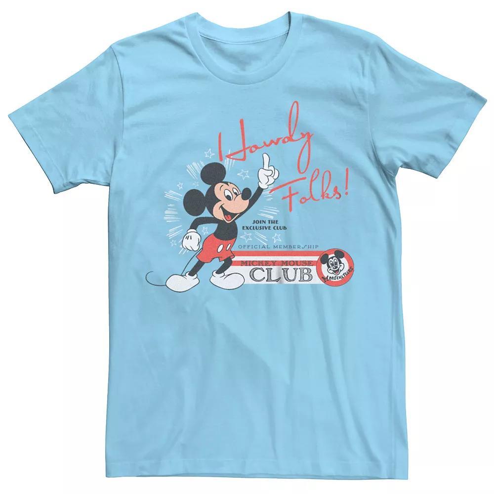 Disney's 100 Mickey Mouse Howdy Folks! Men's Tee,  Product Image