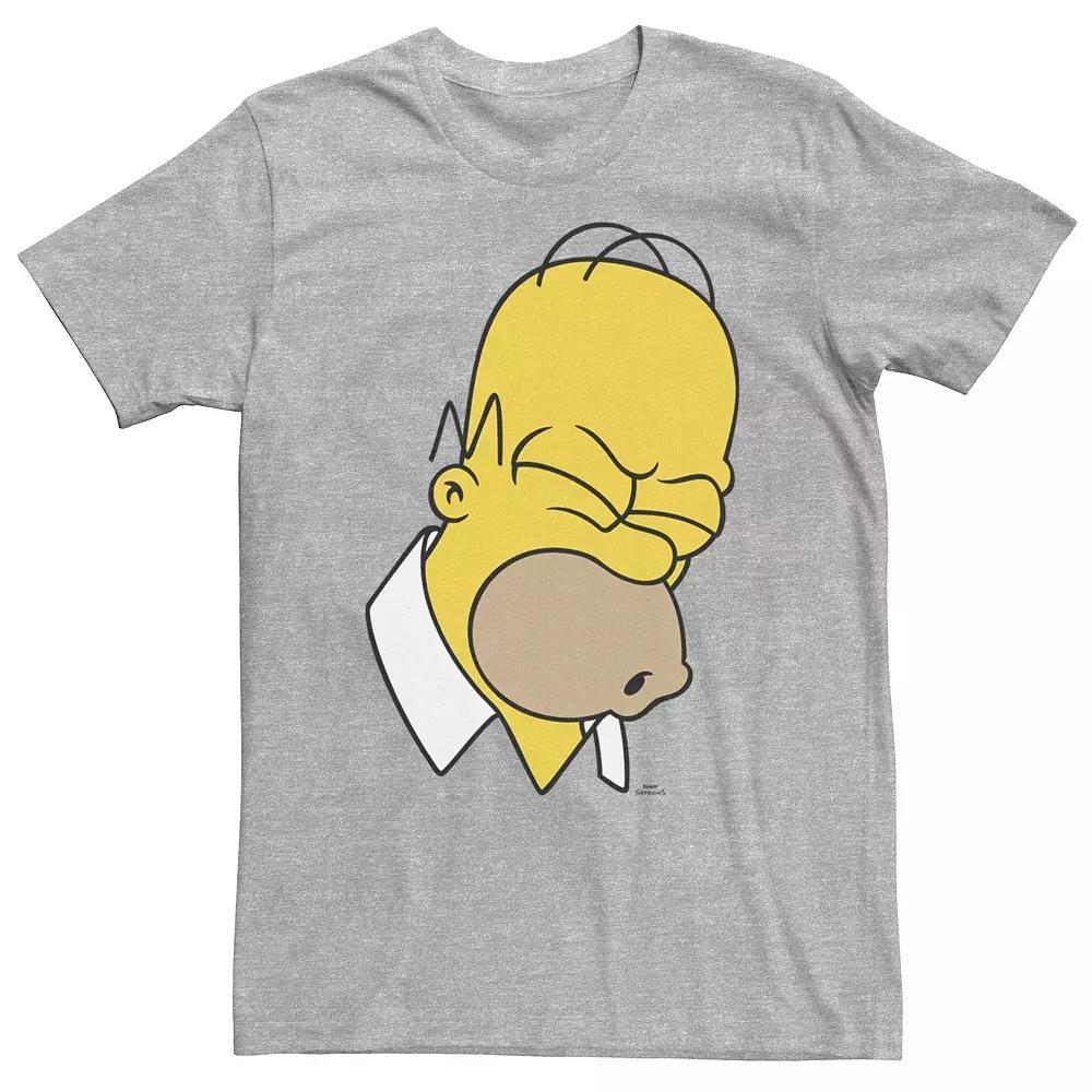 Big & Tall The Simpsons Homer Doh Big Head Tee, Men's,  Product Image
