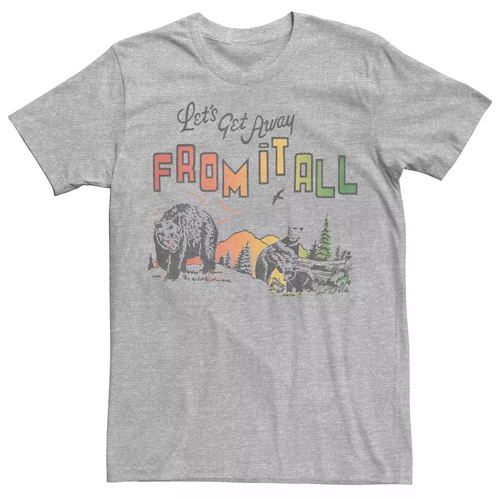 Men's Let's Get Away From It All Tee, Size: Medium, Athletic Grey Product Image