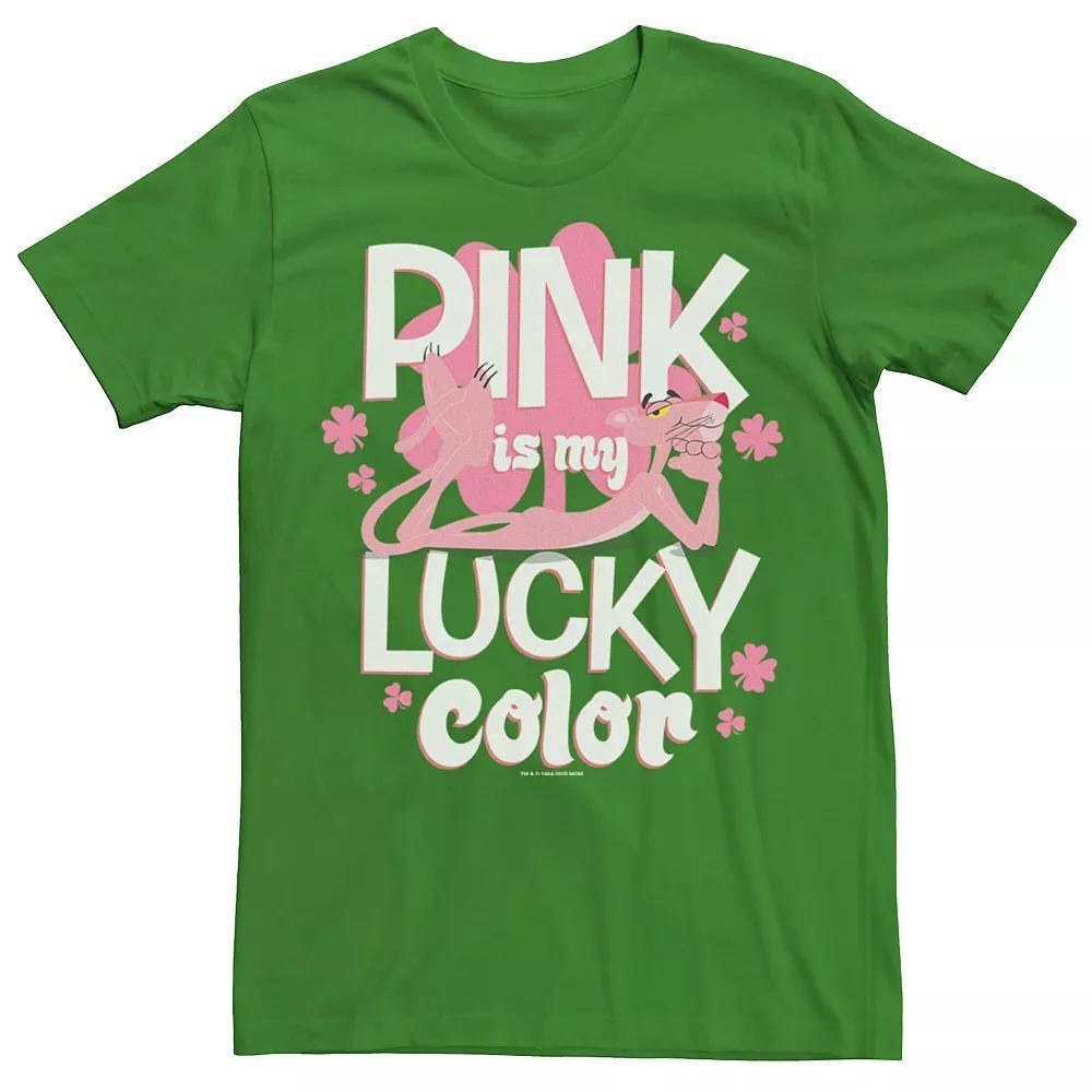 Men's The Pink Panther Pink Is My Lucky Color Tee,  Product Image
