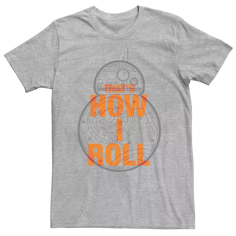Big & Tall Star Wars Force Awakens BB-8 That's How I Roll Tee, Men's,  Product Image