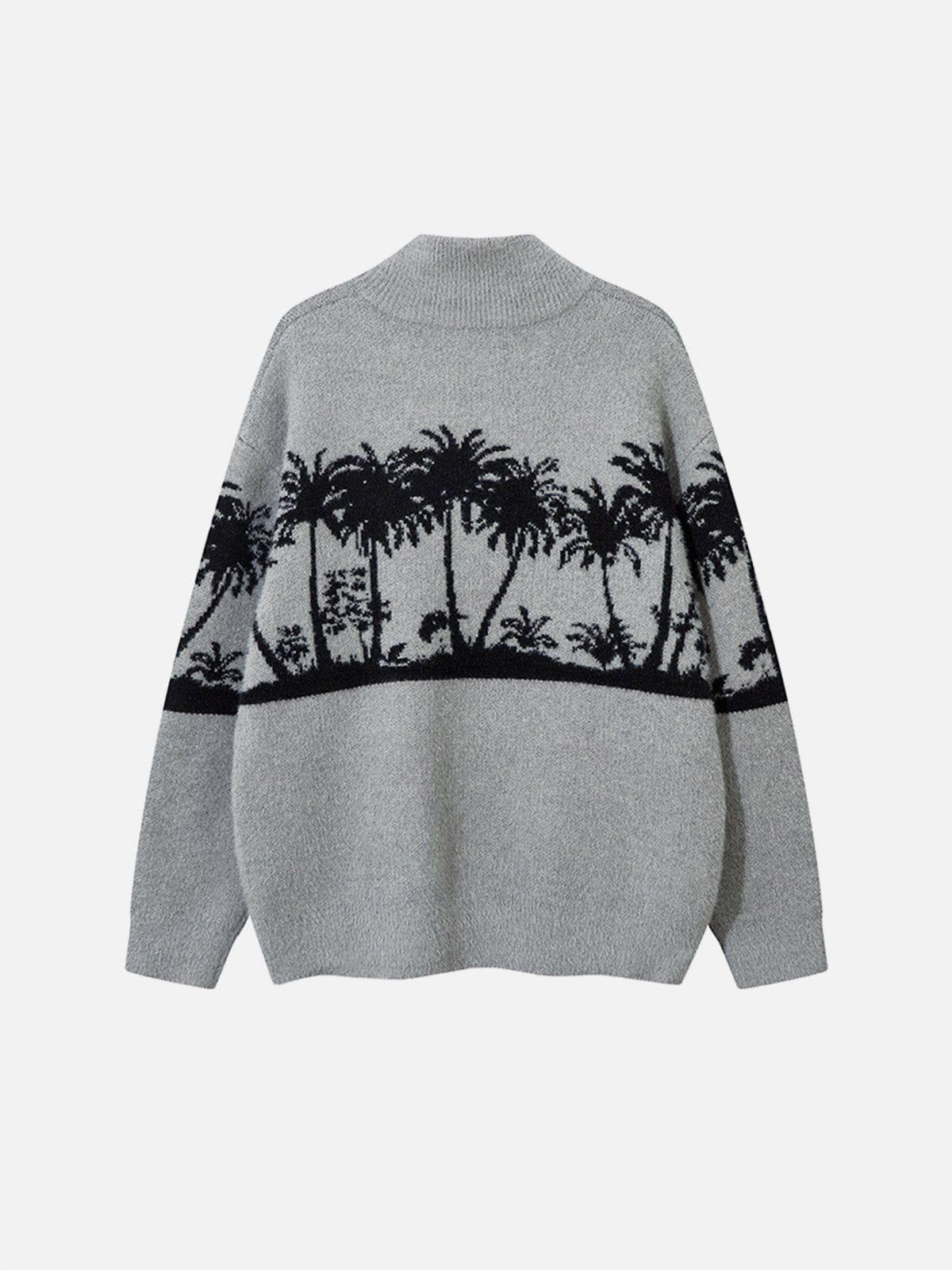 Aelfric Eden Coconut Tree Zip Up Cardigan Product Image