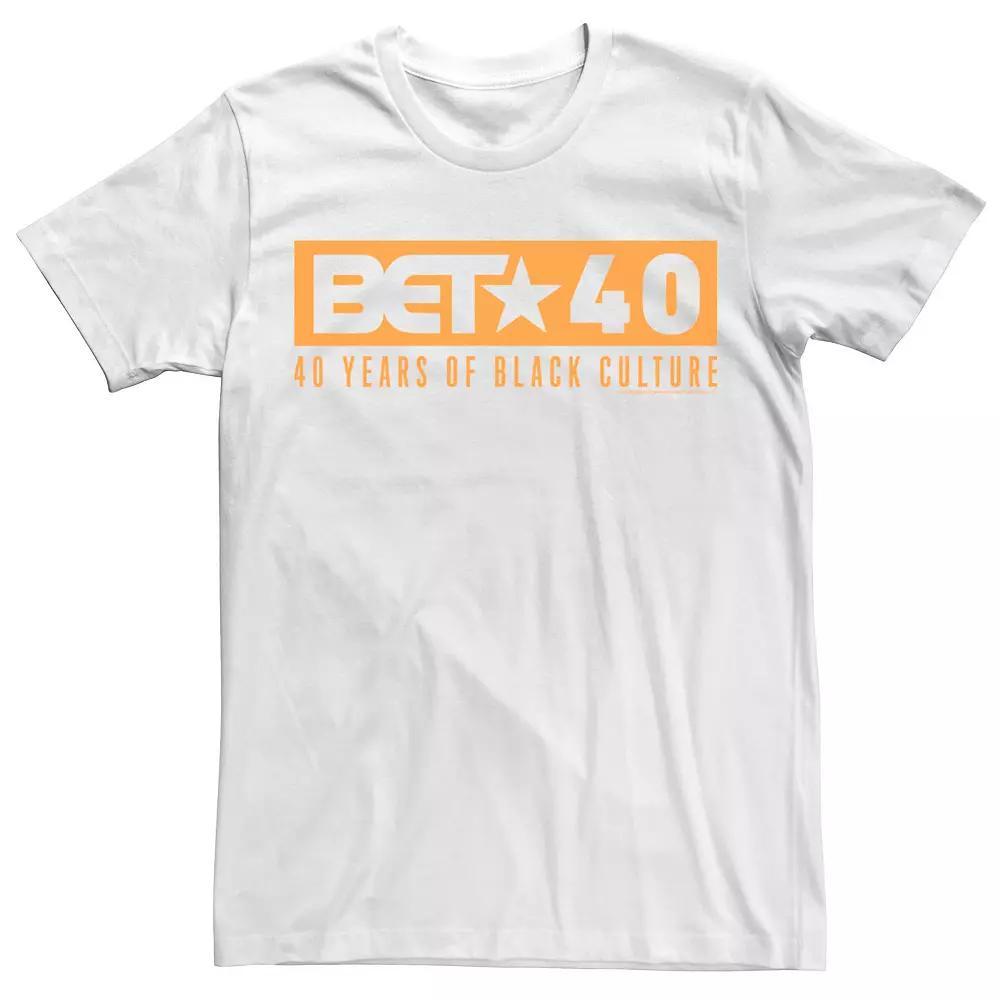 Men's BET 40 Years Of Strong Tee, Size: Large, White Product Image