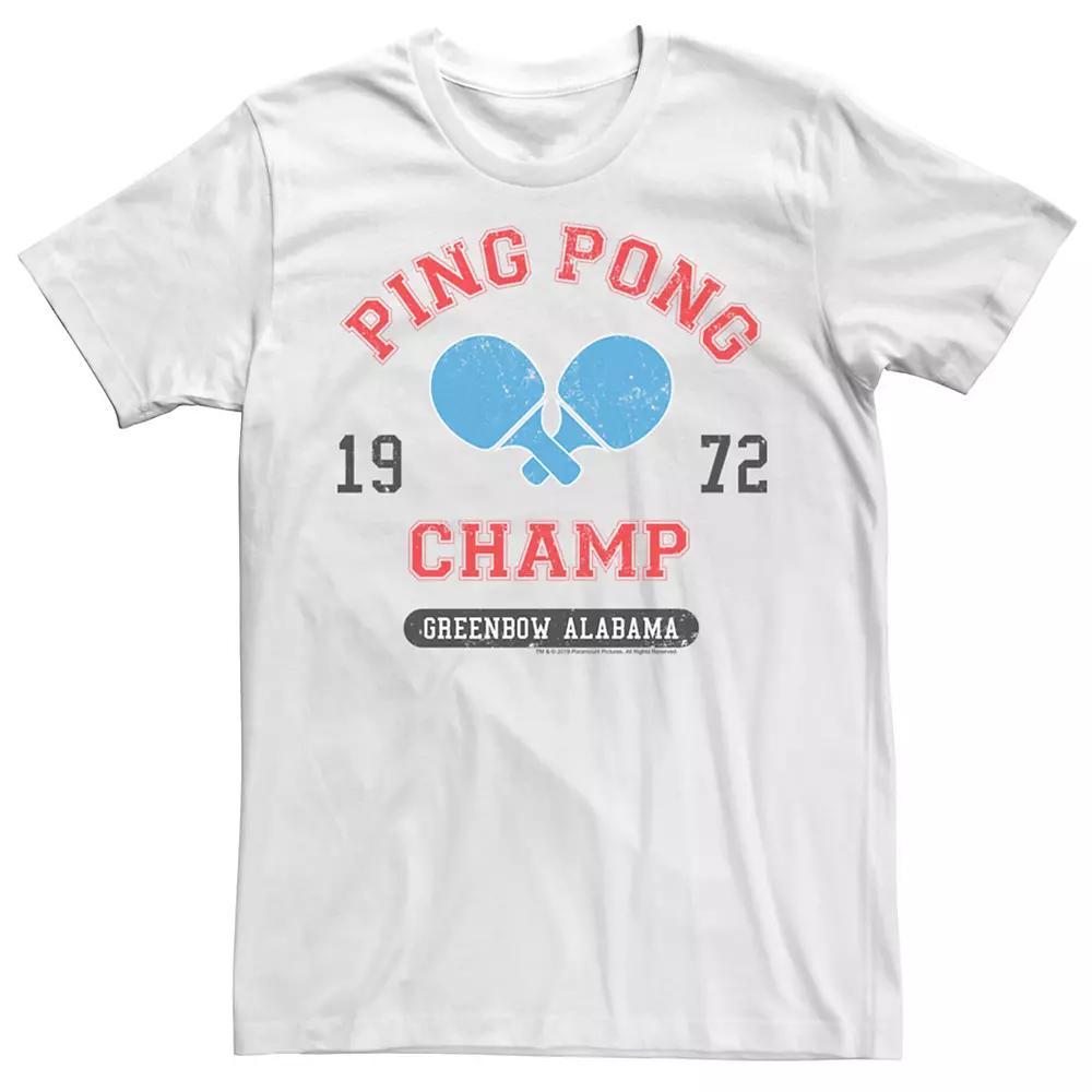 Men's Forrest Gump Ping Pong Champ Tee, Size: XXL, White Product Image