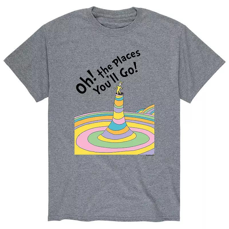 Men's Dr. Seuss Places Youll Go Tee, Size: XXL, Red Product Image