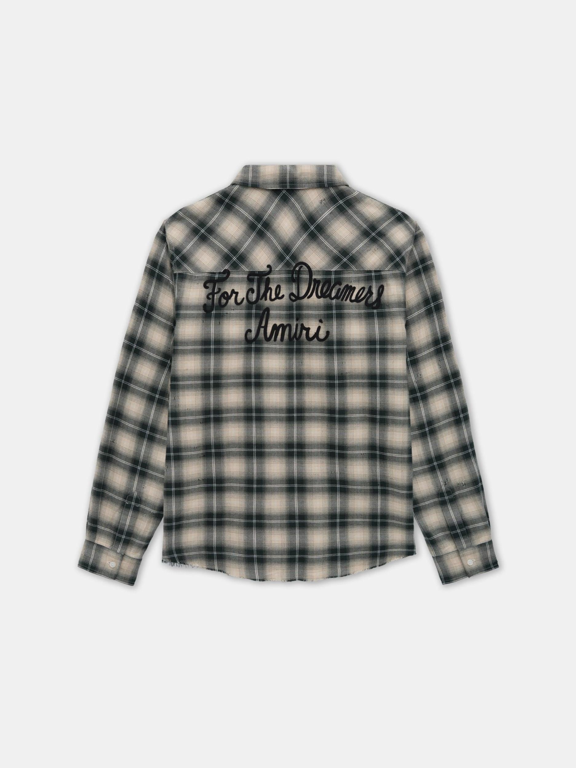 AMIRI SHOTGUN FLANNEL - Evergreen Product Image
