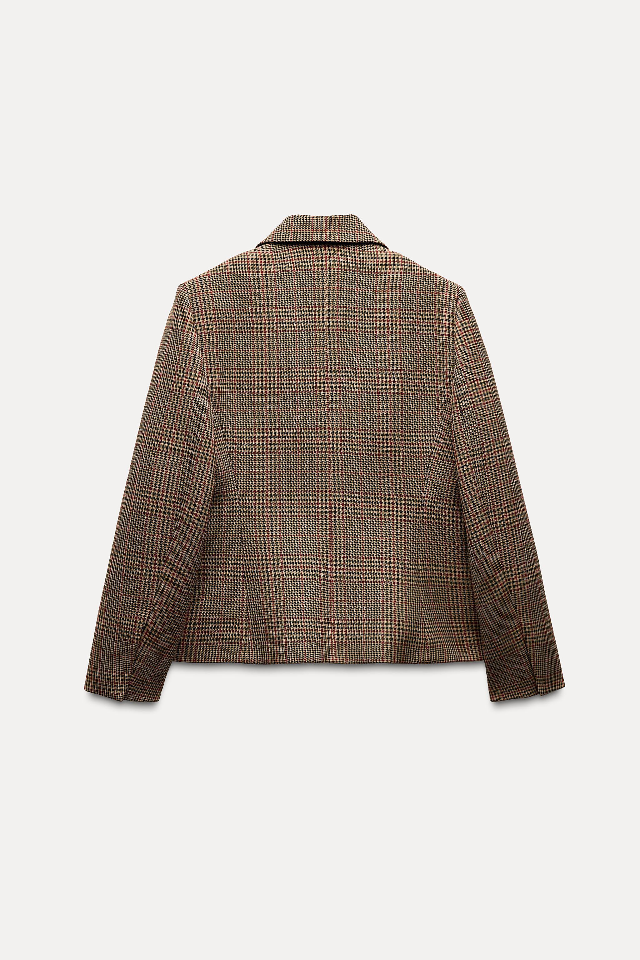 CHECKERED BLAZER ZW COLLECTION Product Image