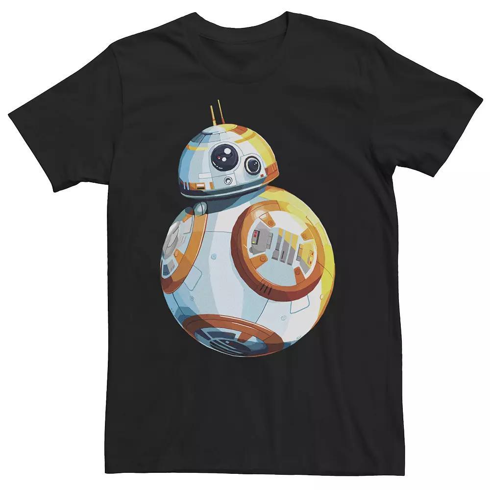 Big & Tall Star Wars BB-8 Vibrant Portrait Black Background Tee, Men's,  Product Image