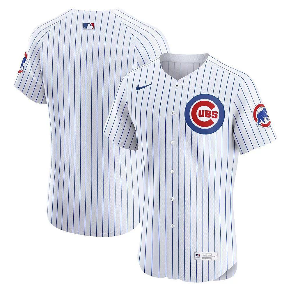 Men's Nike White Chicago Cubs Home Elite Jersey, Size: 56 Product Image