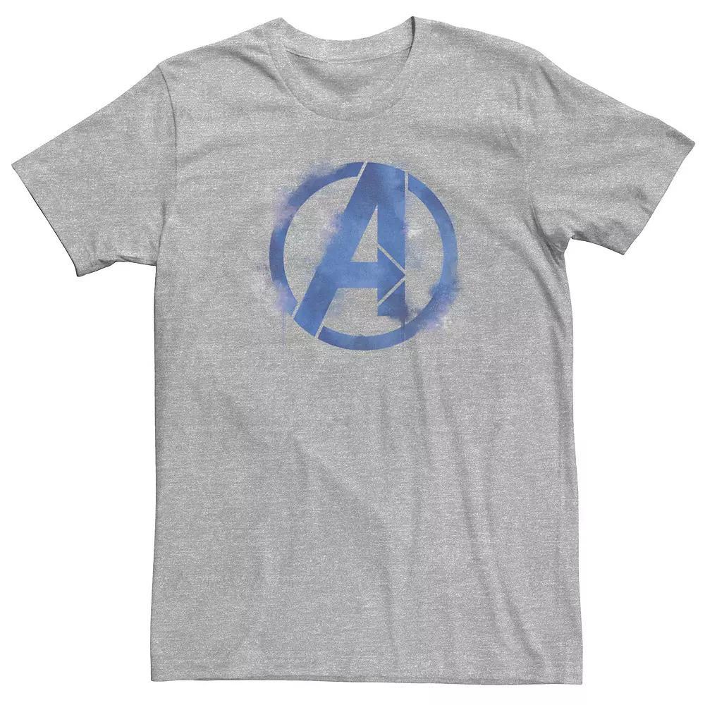 Big & Tall Marvel Avengers Endgame Spray Painted Avenger Symbol Tee, Men's,  Product Image