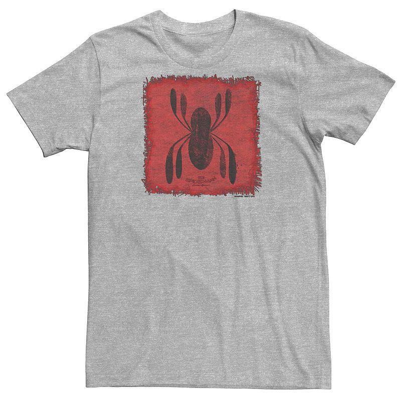 Men's Marvel Spider-Man Homecoming Patch Logo Tee, Size: XL, Athletic Grey Product Image