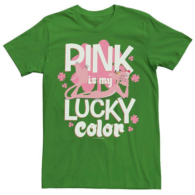 Men's The Pink Panther Pink Is My Lucky Color Tee,  Product Image