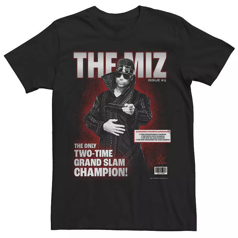 Men's WWE The Miz Magazine Cover Graphic Tee, Size: Medium, Black Product Image