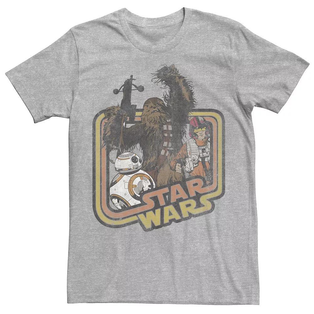 Men's Star Wars Chewbacca And BB-8 Tee,  Product Image