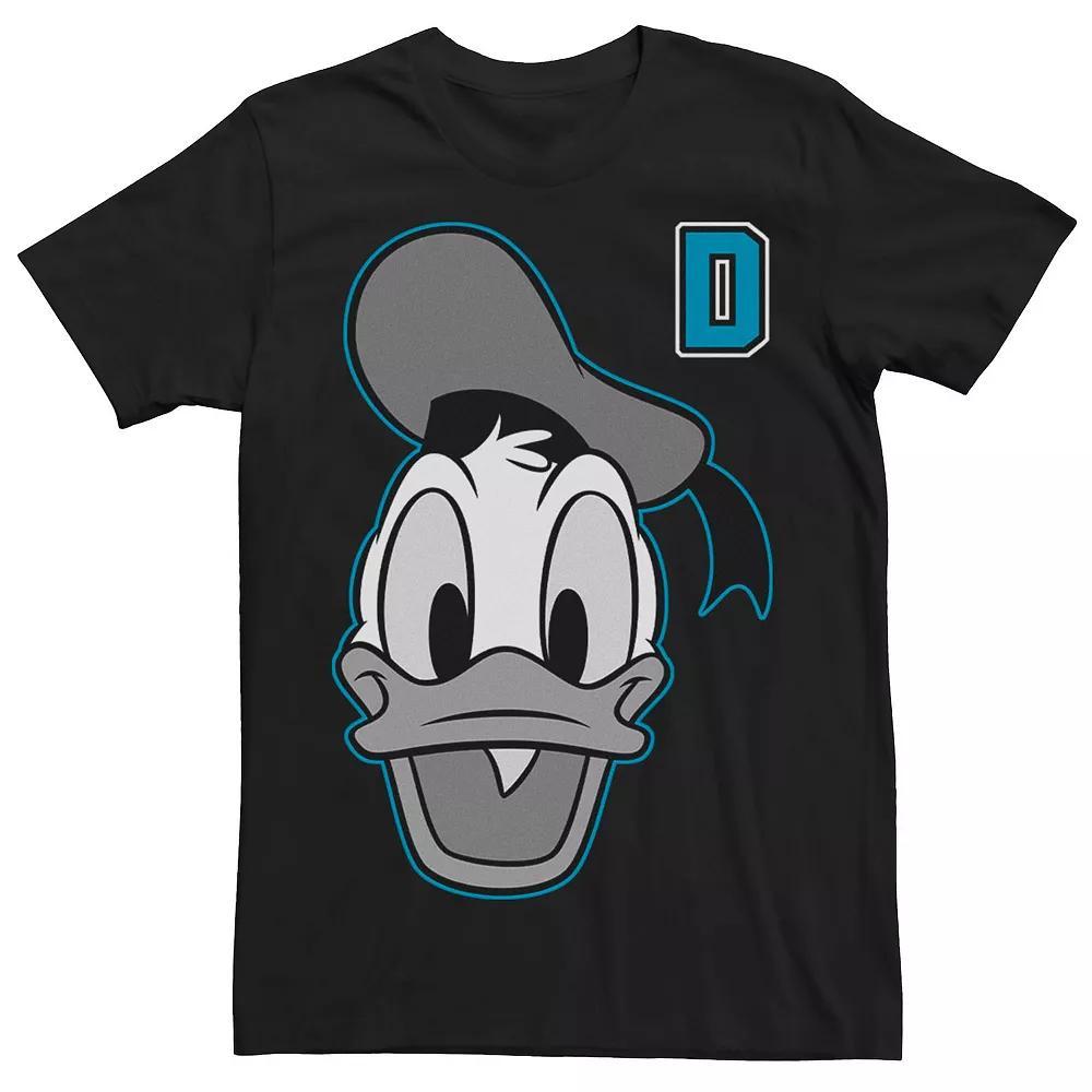 Disney's Donald Duck Men's Varsity Letter Face Tee,  Product Image