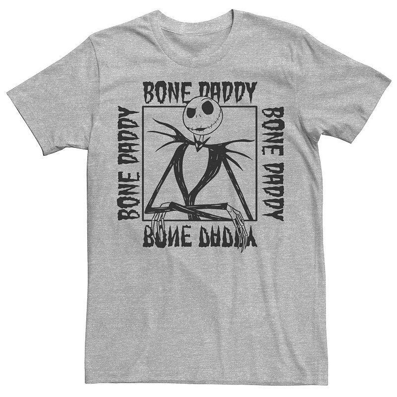 Disney's The Nightmare Before Christmas Jack Bone Daddy Frame Men's Tee, Size: XXL, Athletic Grey Product Image